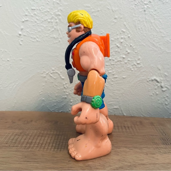 Mattel Vintage Rescue Hero Sandy Beach Action Figure Toy 2002 Lifeguard - Picture 2 of 9